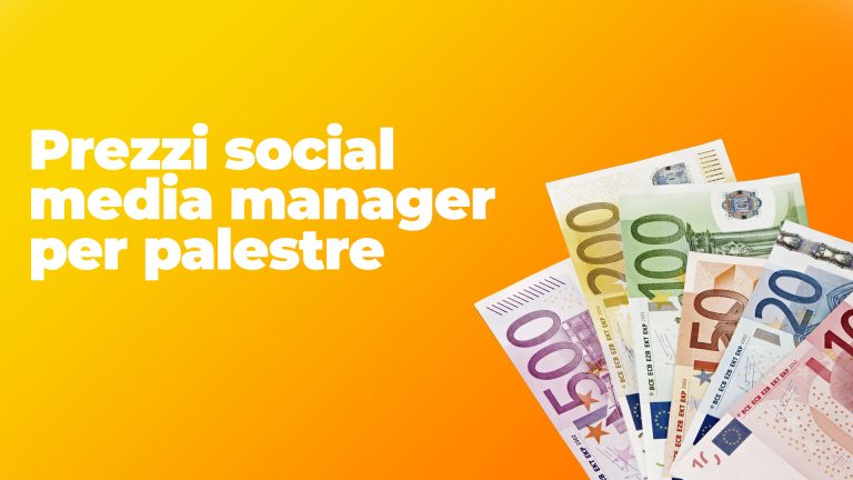 prezzi e costi social media manager per palestre