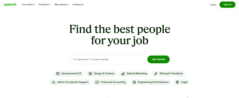 piattaforma dove trovare social media manager upwork