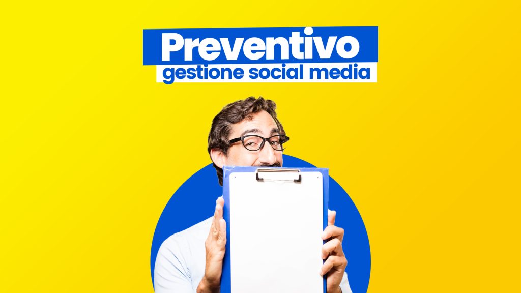 preventivo gestione social network facebook e instagram