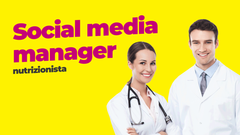 social media manager nutrizionista