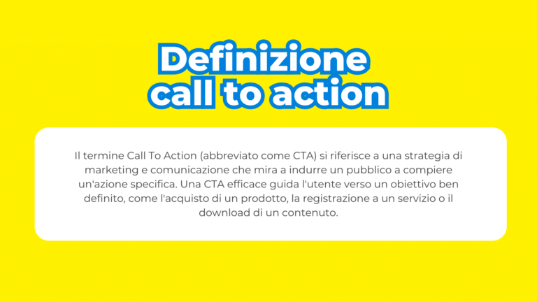 Significato call to action